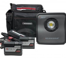 Scangrip Nova 4SPS - Mains-Detachable Battery Work Light - 4000 lumens + Extra Battery & Storage Bag £199.95